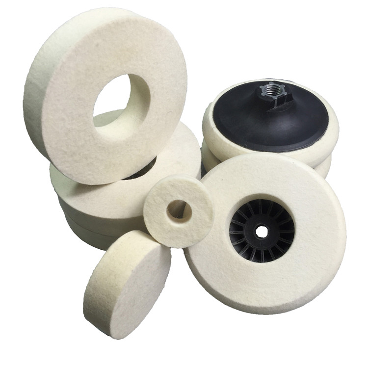 China Wholesale Non Woven Fabric Wheel Felt Wool Polishing